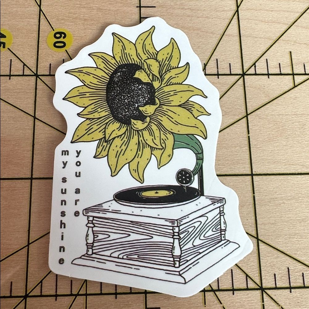💜13/$13 +Bundle Sticker Sale | Girl Power Sunflower Flowers Waterproof Sticker